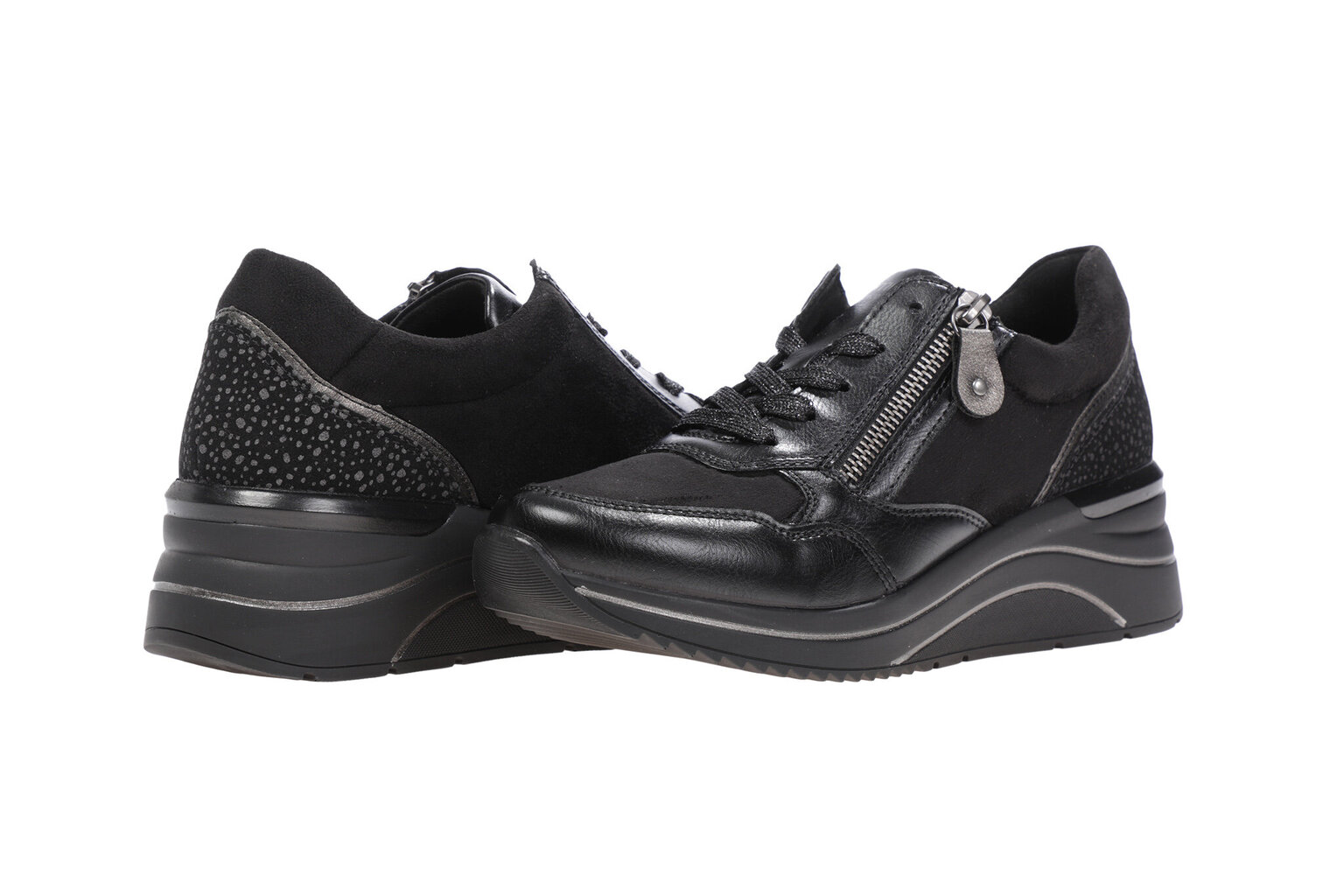Laisvalaikio batai moterims Remonte, juodi kaina ir informacija | Sportiniai bateliai, kedai moterims | pigu.lt