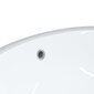 Vonios kambario praustuvas vidaXL baltas 38,5x33,5x19 cm kaina ir informacija | Praustuvai | pigu.lt