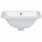 Vonios kambario praustuvas vidaxl baltas, 36,5x32x15,5 cm kaina ir informacija | Praustuvai | pigu.lt