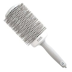 Olivia Garden Expert Blowout Speed XL White & Grey - Расческа для укладки волос с удлиненным корпусом, 65 мм. цена и информация | Расчески, щетки для волос, ножницы | pigu.lt