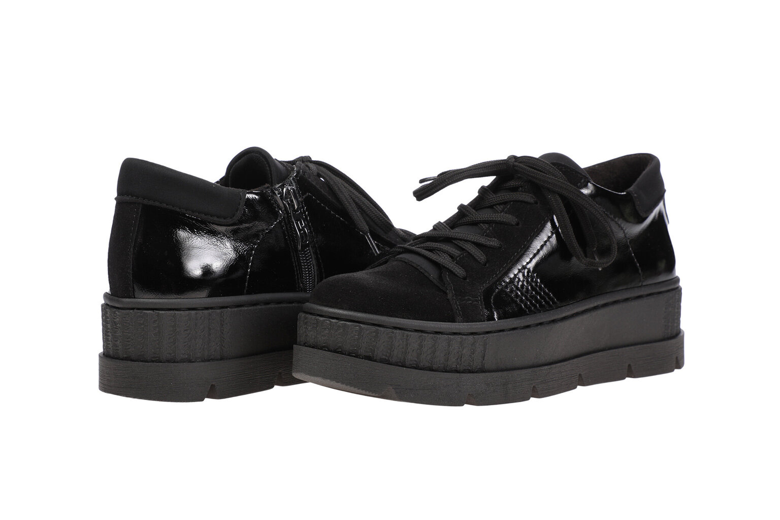 Laisvalaikio batai moterims Simen, juodi цена и информация | Bateliai moterims  | pigu.lt