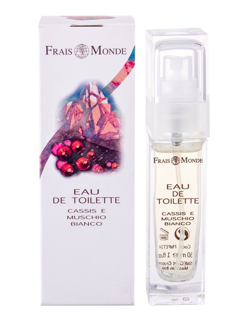 Tualetinis vanduo Frais Monde Cassis And White Musk EDT moterims 30 ml kaina ir informacija | Kvepalai moterims | pigu.lt