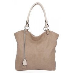 Moteriška rankinė pirkinių krepšys Hernan tamsiai smėlio spalvos HB0150 kaina ir informacija | Moteriškos rankinės | pigu.lt