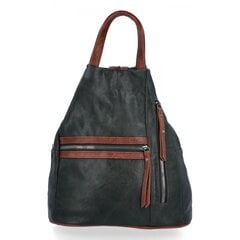 Moteriška rankinė kuprinė, Herisson, žalias цена и информация | Женская сумка Bugatti | pigu.lt
