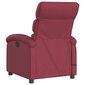 Svetainės fotelis vidaXL, raudonas kaina ir informacija | Svetainės foteliai | pigu.lt