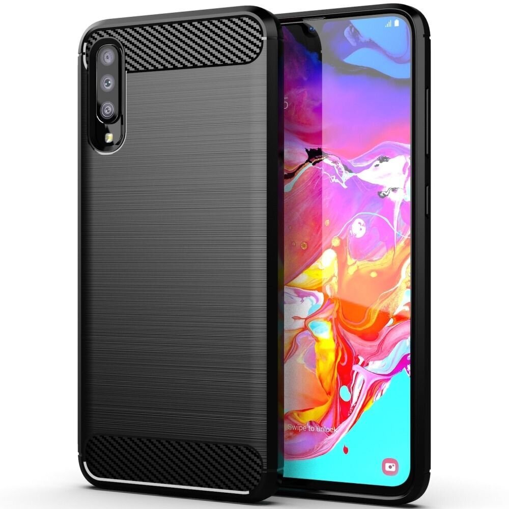 Forcell Carbon Samsung Galaxy A70 / A70s kaina ir informacija | Telefono dėklai | pigu.lt