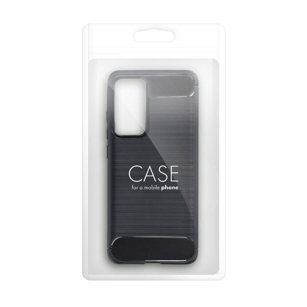 CARBON Case for XIAOMI Redmi 9A / 9AT black kaina ir informacija | Telefono dėklai | pigu.lt