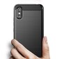 CARBON Case for XIAOMI Redmi 9A / 9AT black kaina ir informacija | Telefono dėklai | pigu.lt