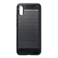 CARBON Case for XIAOMI Redmi 9A / 9AT black kaina ir informacija | Telefono dėklai | pigu.lt