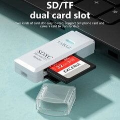 2 в 1 USB Адаптер для карт памяти micro TF и SD цена и информация | Адаптеры, USB-разветвители | pigu.lt