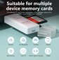 USB adapteris micro TF ir SD atminties kortelėms kaina ir informacija | Adapteriai, USB šakotuvai | pigu.lt