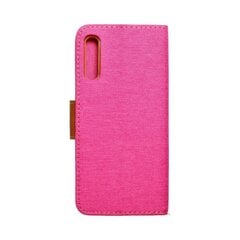 CANVAS Book case for SAMSUNG A50 pink цена и информация | Календари, ежедневники | pigu.lt