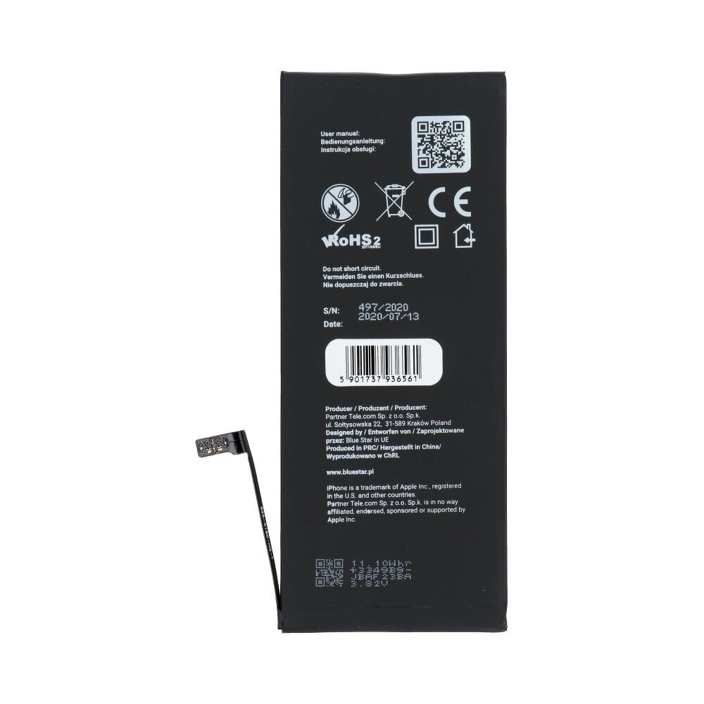 Blue Star HQ iPhone 6s Plus, 2750 mAh kaina ir informacija | Akumuliatoriai telefonams | pigu.lt