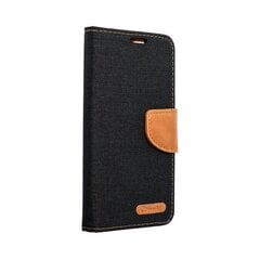 CANVAS Book case for SAMSUNG A10 black цена и информация | Календари, ежедневники | pigu.lt