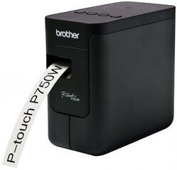 Лейбл-принтер Brother P-Touch P750W, PTP750WZW1 цена и информация | Принтеры | pigu.lt