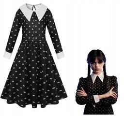 Suknelė Wednesday Addams, 140 dydis kaina ir informacija | Karnavaliniai kostiumai | pigu.lt