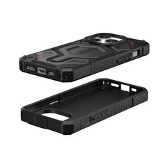 UAG Monarch Pro - protective case for iPhone 15 Pro, compatible with MagSafe (kevlar black) цена и информация | Чехлы для телефонов | pigu.lt