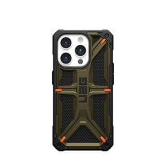 UAG Monarch - protective case for iPhone 15 Pro (kevlar element green) цена и информация | Чехлы для телефонов | pigu.lt
