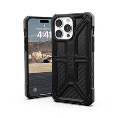 UAG Monarch - protective case for iPhone 15 Pro Max (carbon fiber) цена и информация | Чехлы для телефонов | pigu.lt