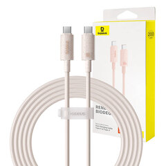 Baseus, USB-C, 2 m kaina ir informacija | Kabeliai ir laidai | pigu.lt