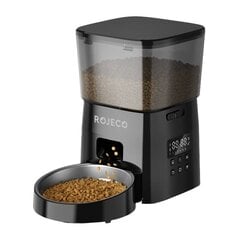 Rojeco 2L Automatic Pet Feeder Button Version цена и информация | Миски, ящики для корма | pigu.lt