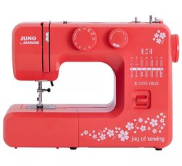 Janome JUNO E1015 РОЗОВЫЙ цена и информация | Швейные машинки | pigu.lt