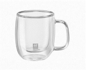 Чашка ZWILLING 39500-113-0 нерж. сталь, прозрачная 2 шт. цена и информация | Стаканы, фужеры, кувшины | pigu.lt