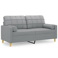 Sofa vidaXL, pilka kaina ir informacija | Sofos | pigu.lt