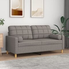 Sofa vidaXL, pilka kaina ir informacija | Sofos | pigu.lt