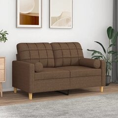 Sofa vidaXL, ruda цена и информация | Диваны | pigu.lt