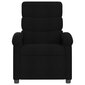 Svetainės fotelis vidaXL, juodas kaina ir informacija | Svetainės foteliai | pigu.lt