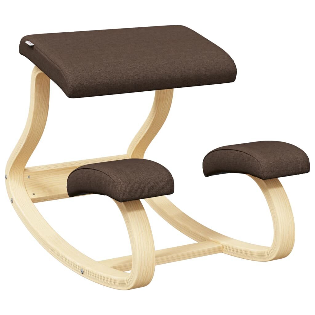 Kėdutė vidaXL, ruda kaina ir informacija | Svetainės foteliai | pigu.lt