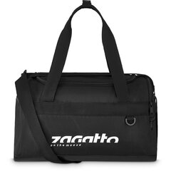 Sportinis krepšys Zagatto, juodas цена и информация | Школьные рюкзаки, спортивные сумки | pigu.lt