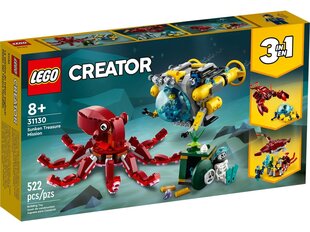 31130 LEGO® Creator nuskendusio lobio misija kaina ir informacija | Konstruktoriai ir kaladėlės | pigu.lt