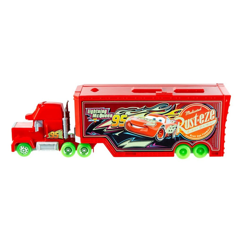Sunkvežimis su automobiliais Disney Pixar Cars цена и информация | Žaislai berniukams | pigu.lt