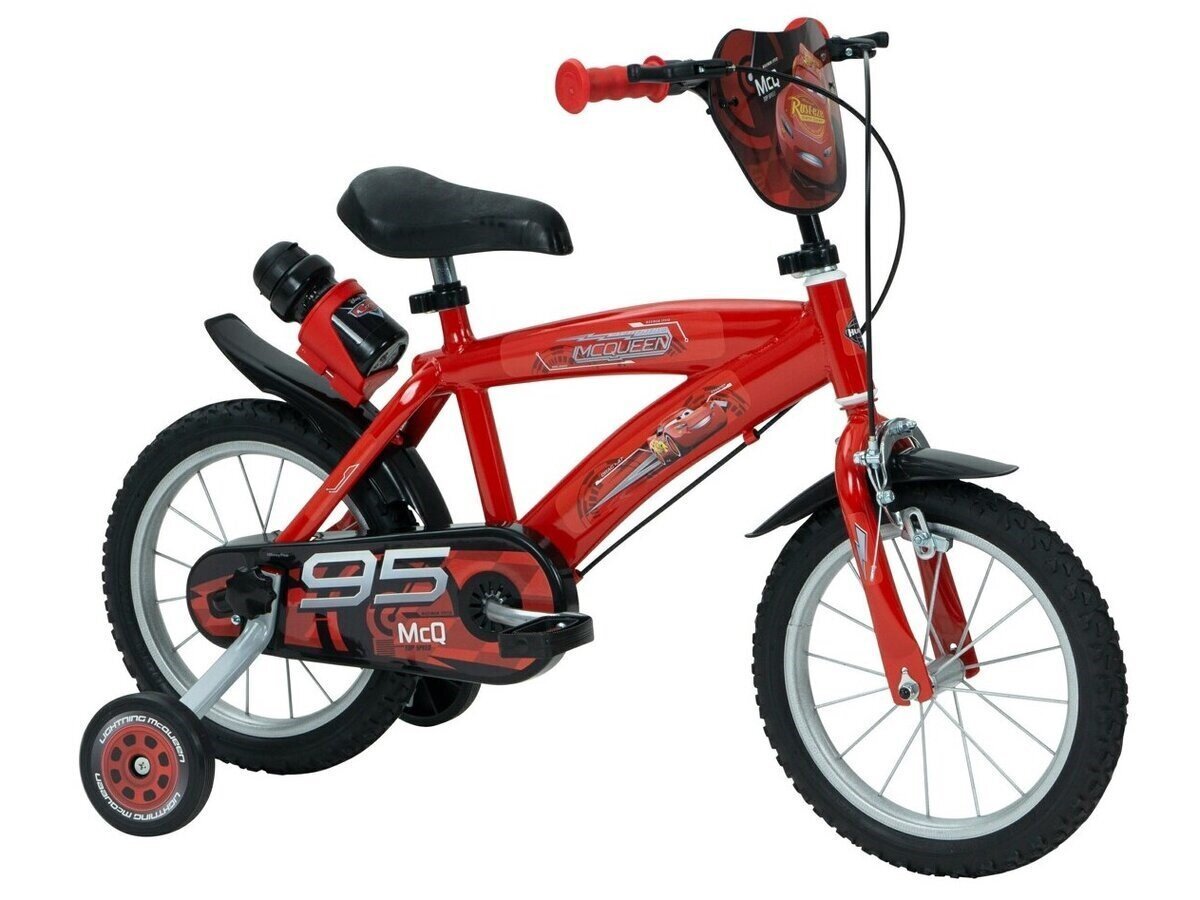 Vaikiškas dviratis 14 Huffy 24481W, raudonas kaina ir informacija | Dviračiai | pigu.lt