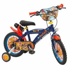 Vaikiškas dviratis 14 Tomsa, mėlynas kaina ir informacija | Dviračiai | pigu.lt