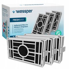 Антибактериальный фильтр для Whirlpool Fresh Max, 3 шт. цена и информация | Аксессуары для бытовой техники | pigu.lt