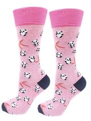 Носки унисекс Soho Mood Панды, розовые цена и информация | Женские носки | pigu.lt