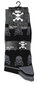 Kojinės vyrams VCA 2159 Skull, 4 poros juodos kaina ir informacija | Vyriškos kojinės | pigu.lt