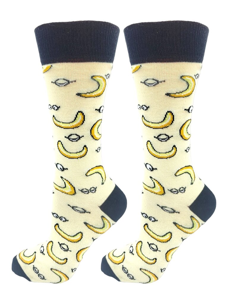Kojinės unisex Soho Mood Bananai, geltonos цена и информация | Moteriškos kojinės | pigu.lt