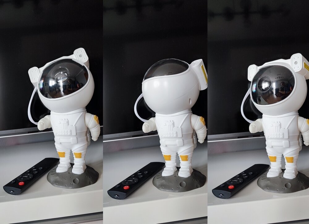 Vaikiškas projektoriaus Astronautas, įvairių spalvų kaina ir informacija | Dekoracijos šventėms | pigu.lt