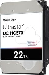 Western Digital HDD Ultrastar 22TB SATA 0F48155 цена и информация | Жёсткие диски (SSD, HDD) | pigu.lt