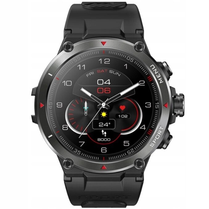 Zeblaze Stratos 2 Meteorite Black kaina ir informacija | Išmanieji laikrodžiai (smartwatch) | pigu.lt