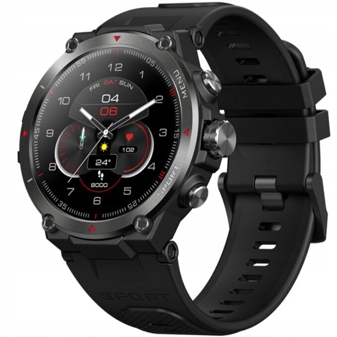 Zeblaze Stratos 2 Meteorite Black kaina ir informacija | Išmanieji laikrodžiai (smartwatch) | pigu.lt