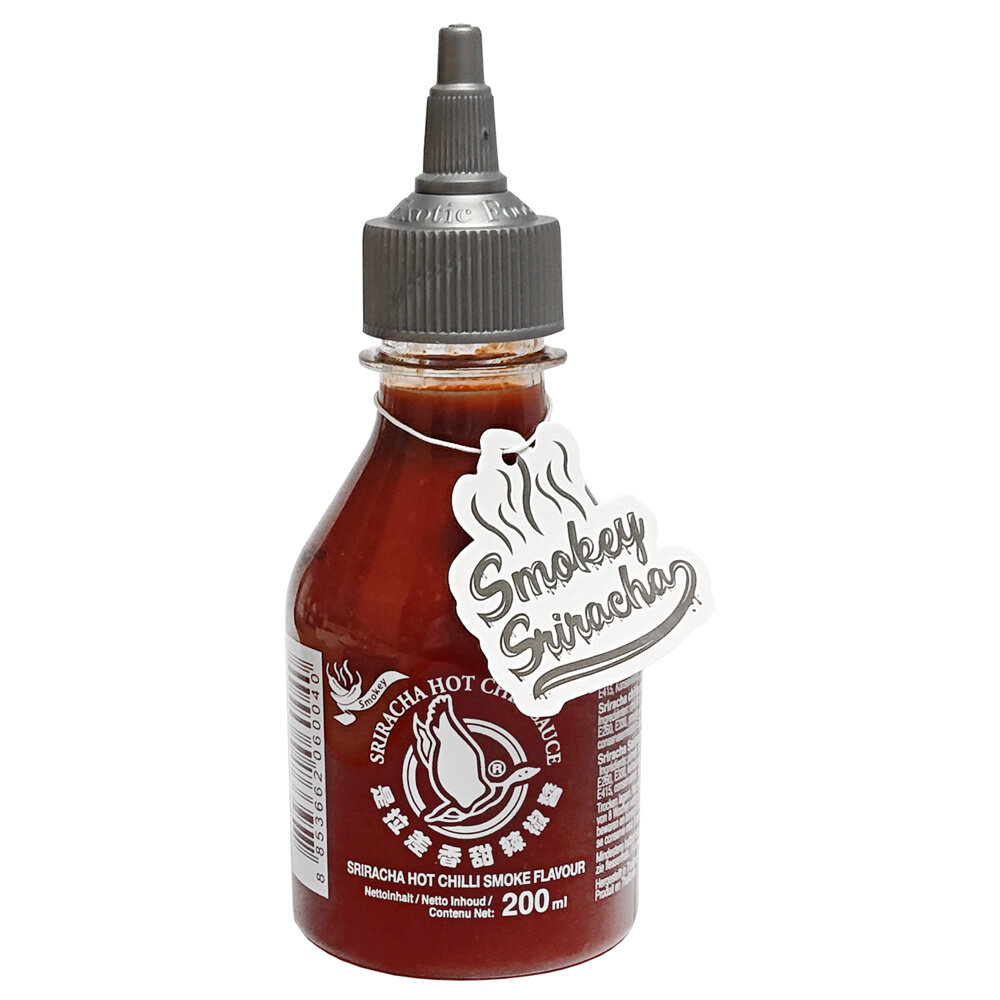 Sriracha aštrus padažas su dūminiu skoniu Smokey Flying Goose Brand, 200ml kaina ir informacija | Padažai | pigu.lt