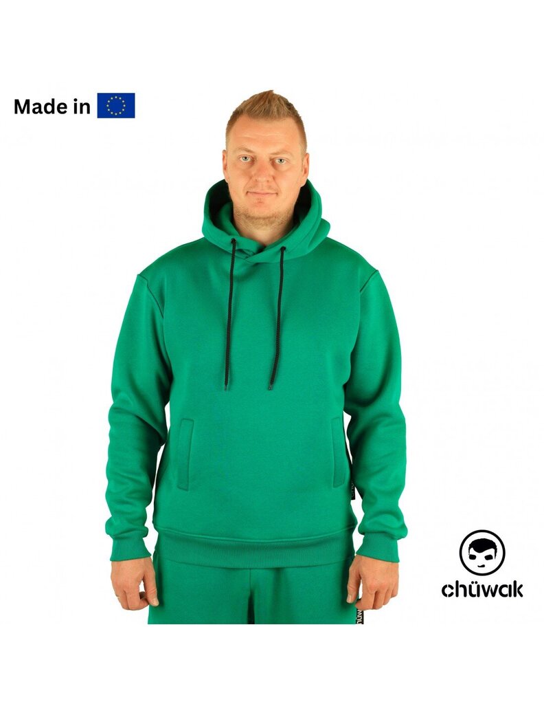 Džemperis unisex Buggy Hoodie Exquisite Line Kelly Green, žalias kaina ir informacija | Džemperiai vyrams | pigu.lt