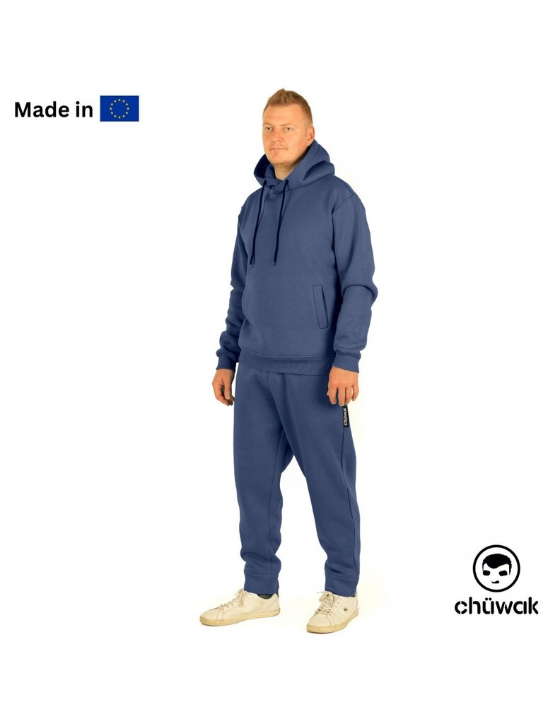 Džemperis unisex Buggy Hoodie Exquisite Line Blue Indigo, mėlynas kaina ir informacija | Džemperiai vyrams | pigu.lt