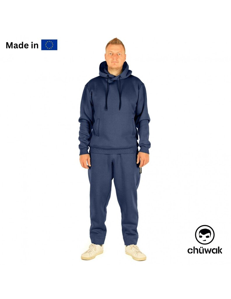 Džemperis unisex Buggy Hoodie Exquisite Line Blue Indigo, mėlynas kaina ir informacija | Džemperiai vyrams | pigu.lt