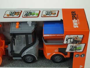 Žaislinė mašina su garsu ir šviesa, oranžinė цена и информация | Игрушки для мальчиков | pigu.lt